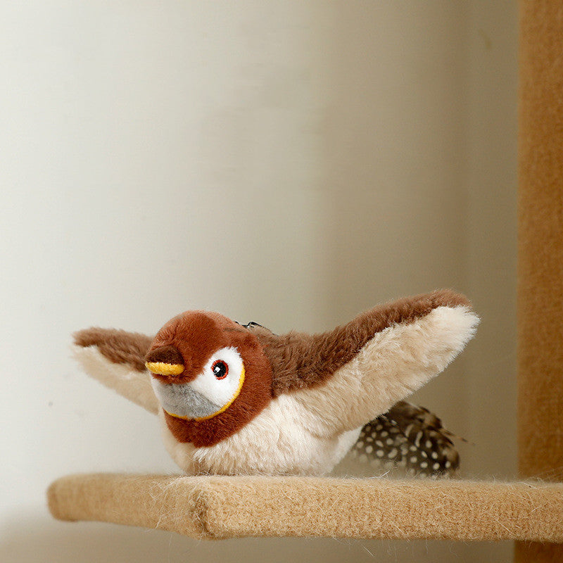 Jumping, Chirping Bird Plush