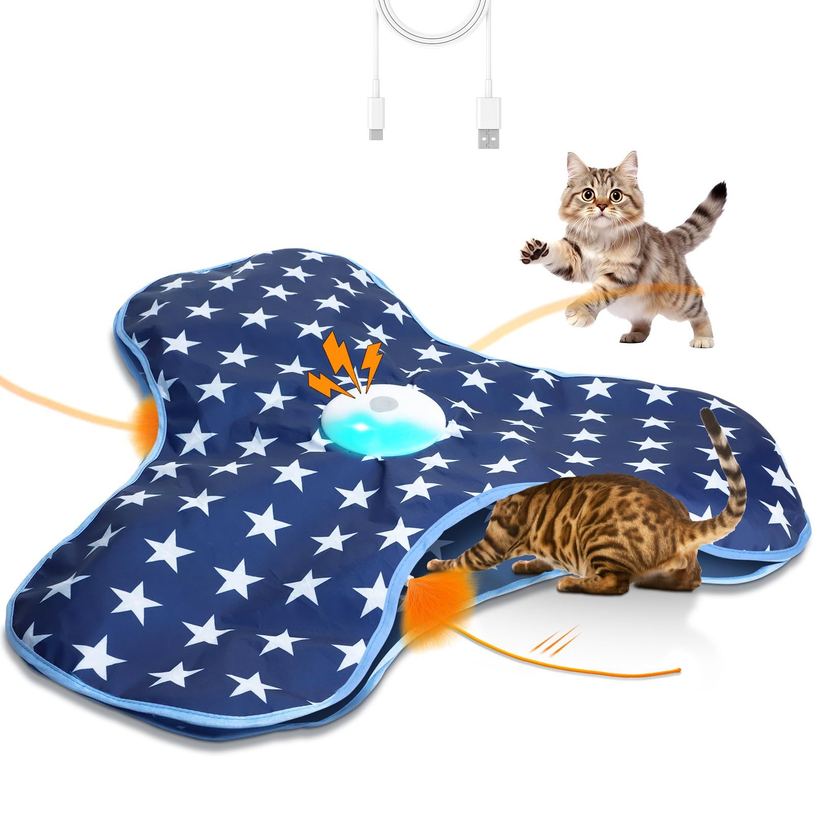 Rechargeable Interactive Cat Toy