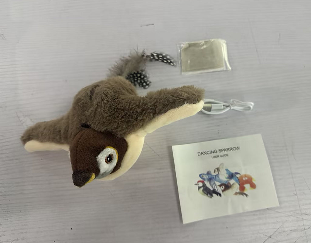 Jumping, Chirping Bird Plush