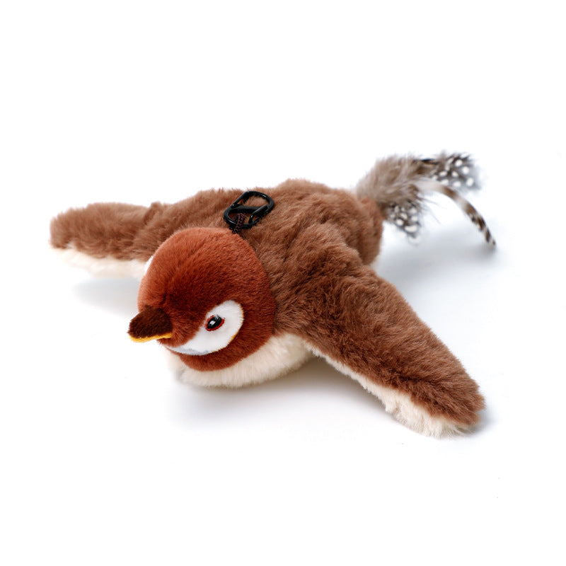 Jumping, Chirping Bird Plush